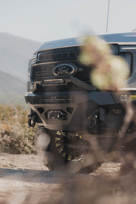 Ford Super Duty F-250 Front Bumper - DV8 Offroad - Spec Series - Black - `17-`22
